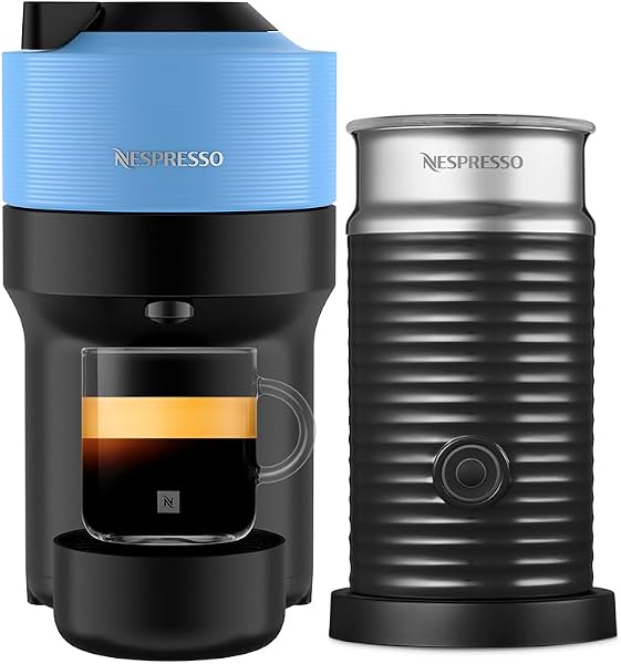 Nespresso Vertuo Pop Azul Pacífico com Aeroccino